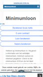 Mobile Screenshot of minimumloon.nl