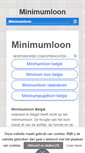 Mobile Screenshot of minimumloon.be